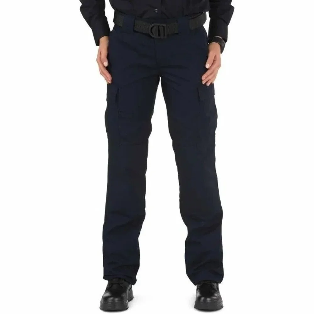5.11 Tactical Navy Blue Cargo Pants W/ Multiple Pockets Womens/Mens 30X36 Combat